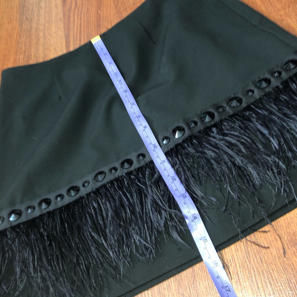 HOST PICK!!!Michael Kors Feather Trim Skirt - Picture 2 of 5